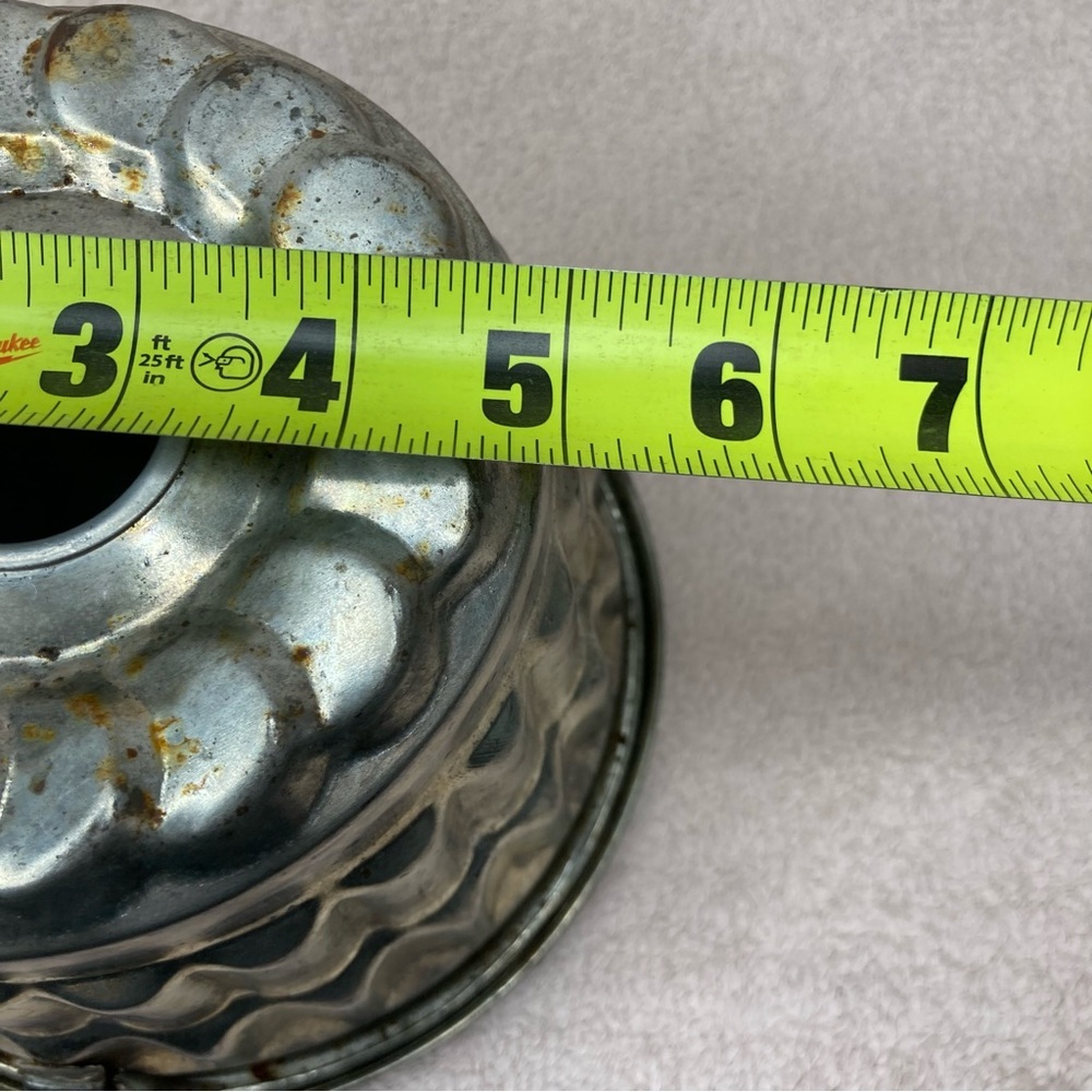 Antique 1920s Steamed Pudding Pudding/Cake Mold Lid Vintage VTG Retro Primitive - Picture 10 of 10